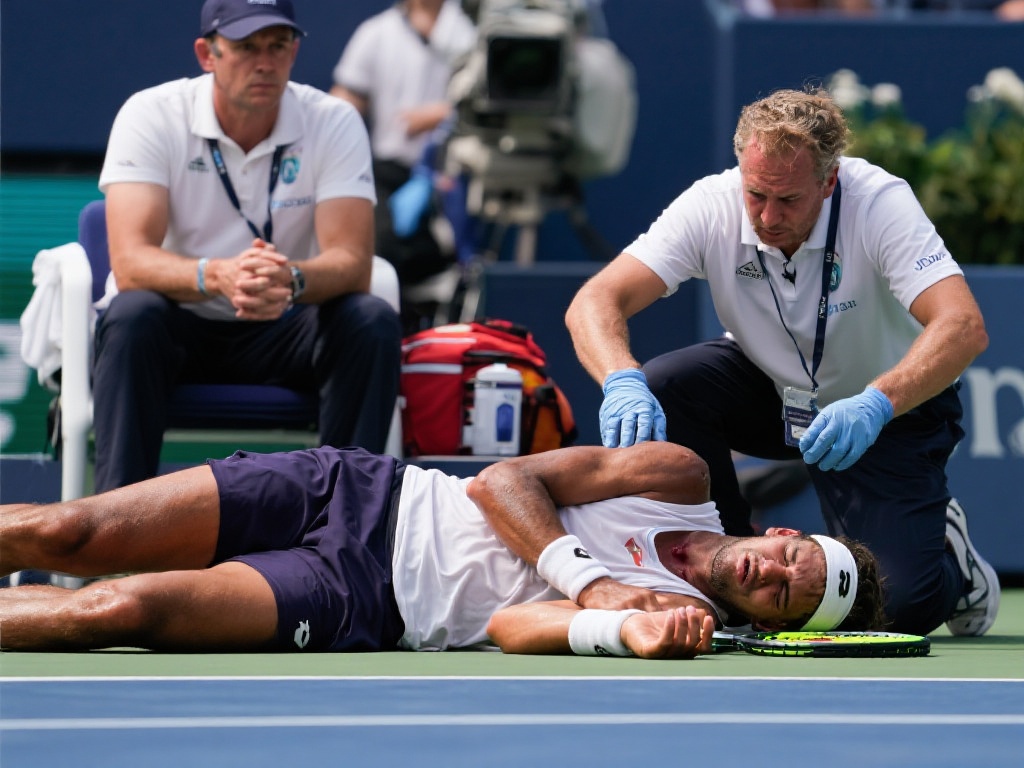 揪心时刻!英国网球选手琼斯比赛中意外昏倒引关注 据现场医疗团队的初步评估,琼斯可能是因脱